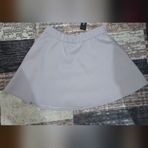 Express Light Blue Pleated Skirt